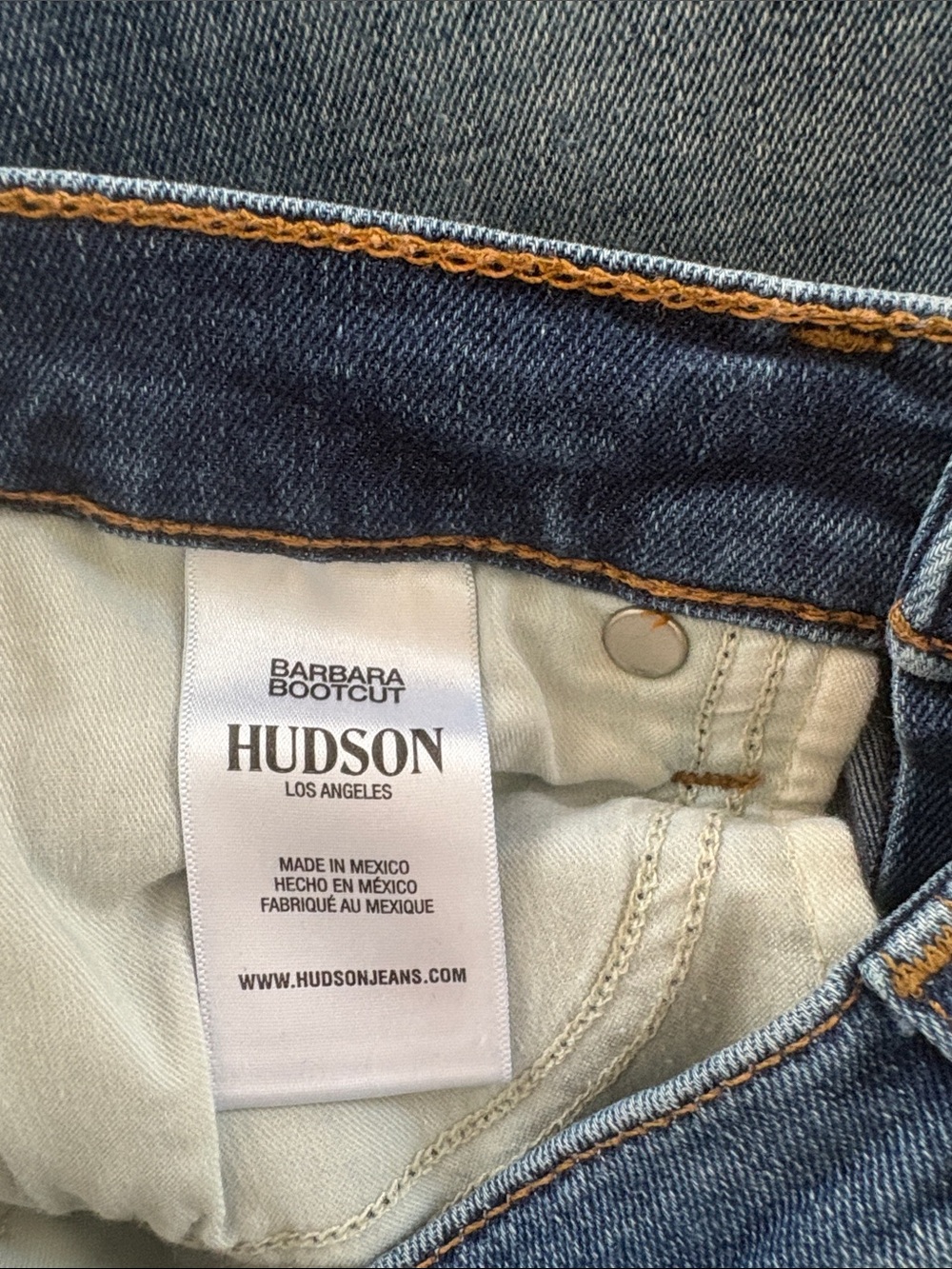 Hudson Barbara Bootcut Jeans in Medium Blue Wash - Picture 2 of 4